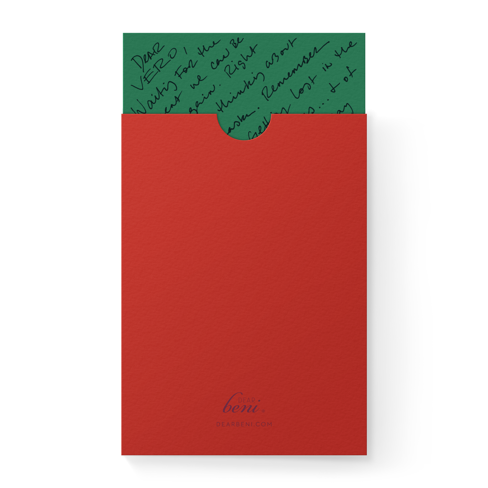 Dear Beni - Wholesale Season's Greetings Card - Dashing Holiday A6 Pocket Card1