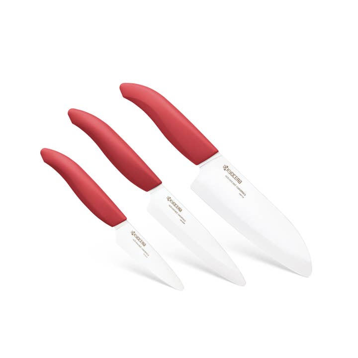 Kyocera International, Inc. - Wholesale Knife Set - REVOLUTION 3-PIECE CERAMIC KNIFE SET