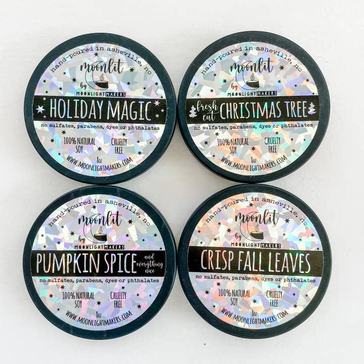 Moonlight Makers – wholesale Jar/filled candle – Funny Candle - 100% Soy, 8oz - Dumpster Fire2