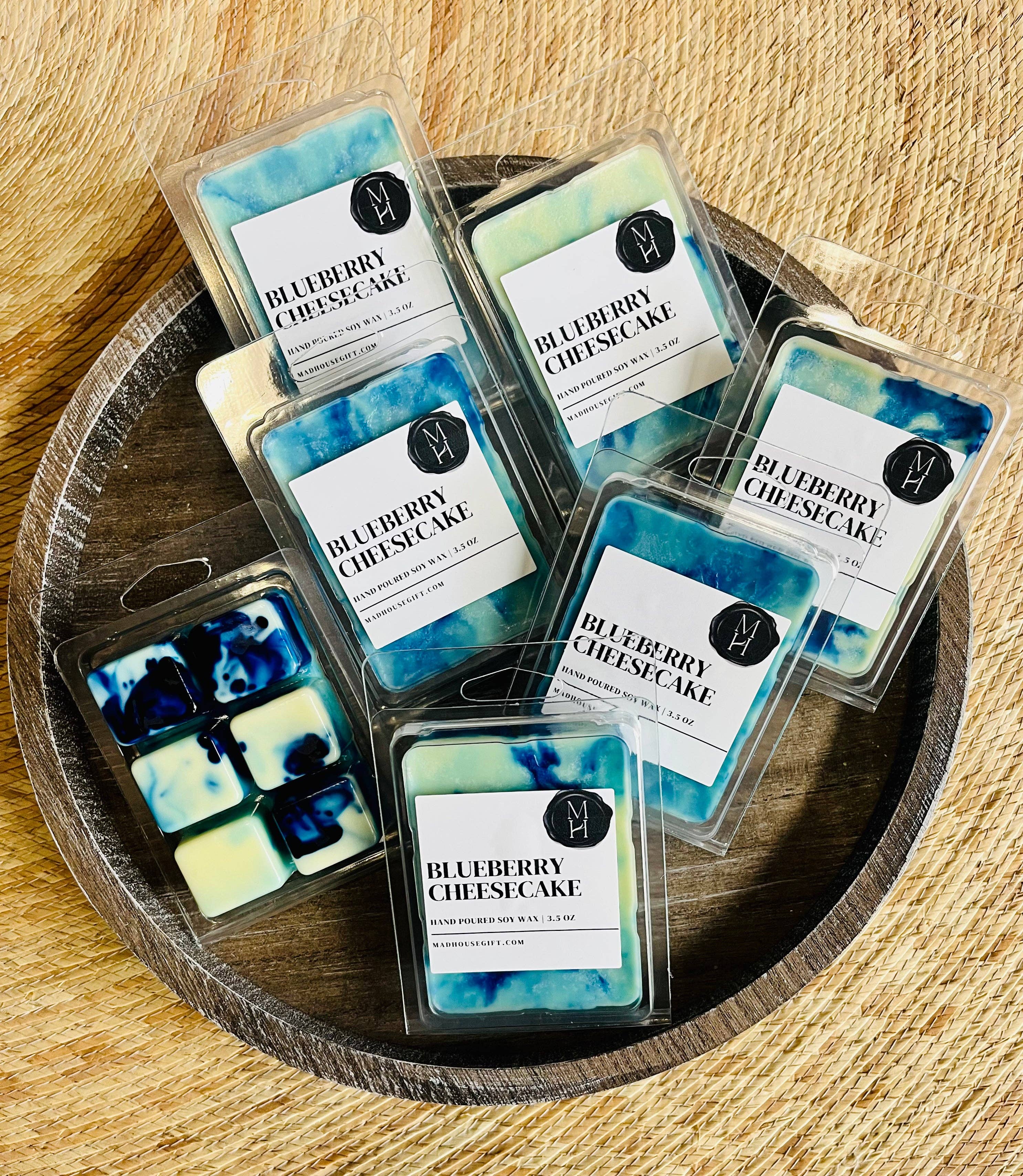 Mad House Candle Co. - Wholesale Jar/Filled Candle - Blueberry Cheesecake1