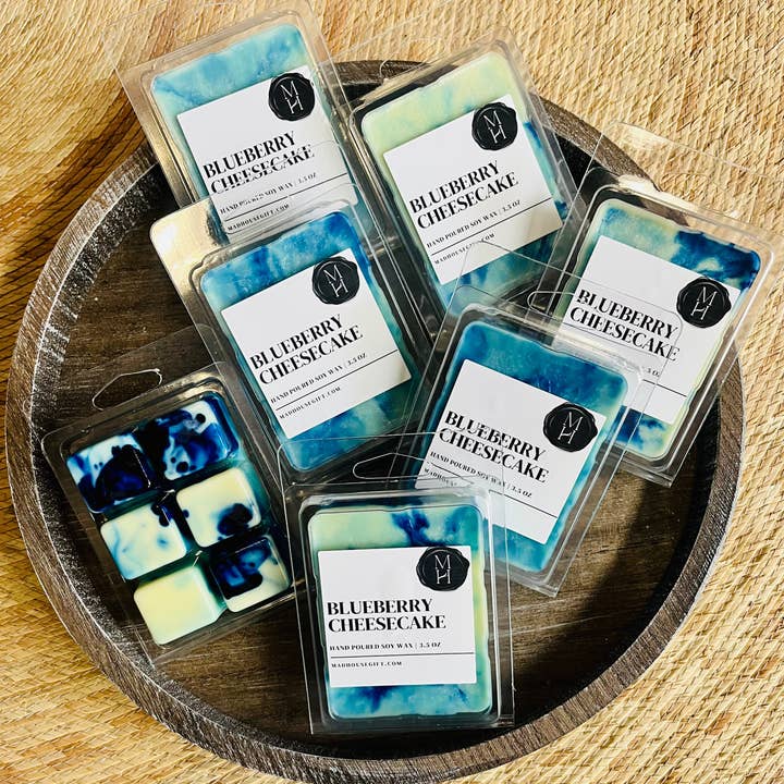 Mad House Candle Co. - Wholesale Jar/Filled Candle - Blueberry Cheesecake1