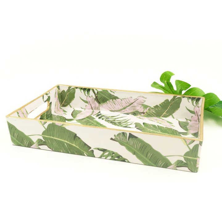 8 Oak Lane - Wholesale Decorative Tray - Natural Botanical Vanity Tray