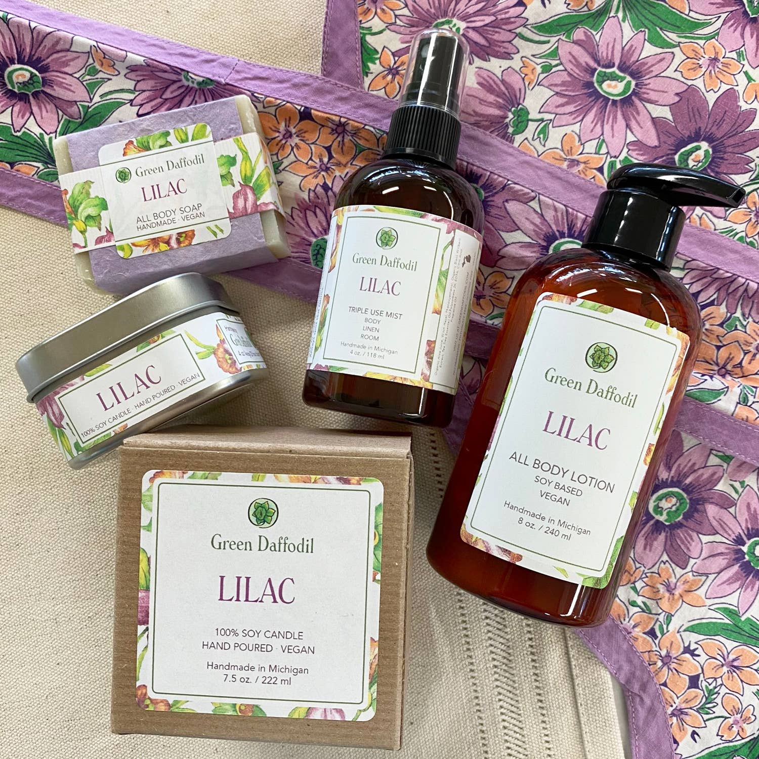 Green Daffodil Bath & Body - Wholesale Room & Linen Spray - Lilac Room Mist3