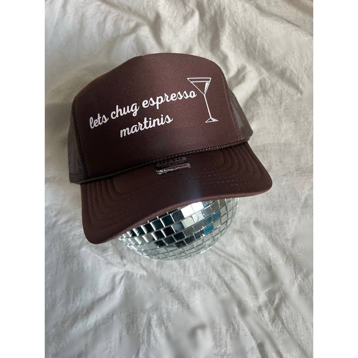 Threaded Rodeo - Wholesale Trucker Hat - Women's - Espresso Martini Trucker Hat For Bachelorette & Weekend2