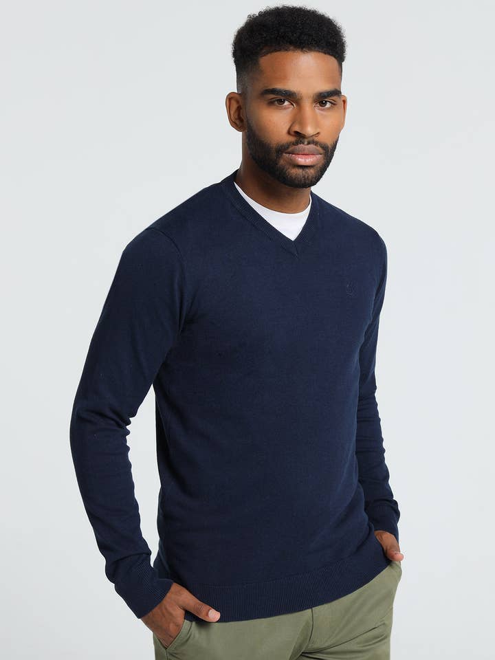 BENDORFF - V-Neck Sweater - Men - Red - LavarMax30 for wholesale by PAUSANT SHOP ONLINE