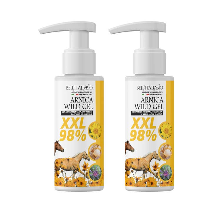 Arnica Wild XXL 98% Naturlig Gel 2x100ml for engroshandel hos I Rimedi Dei Monaci©