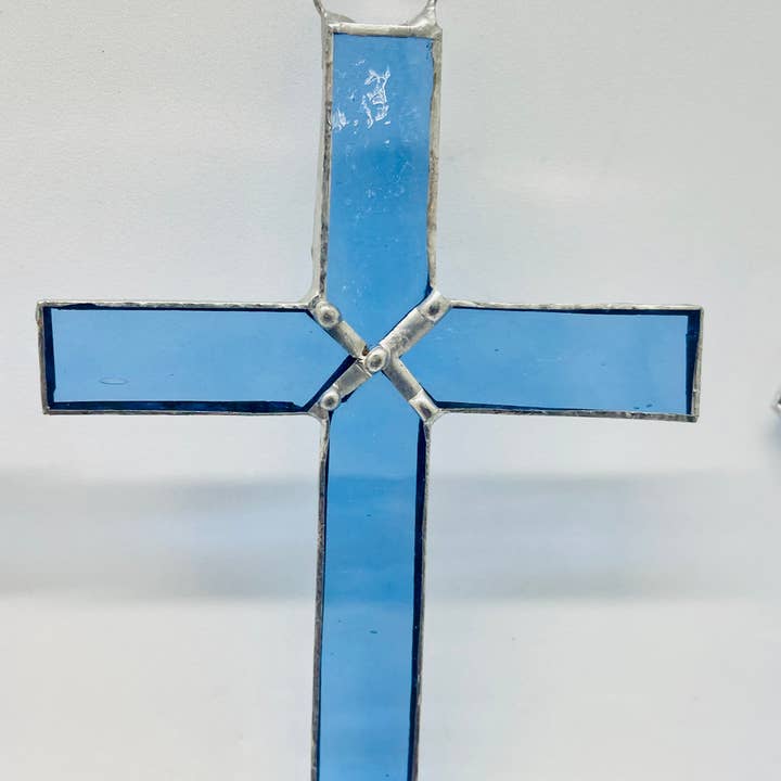 Fiesta Color - Wholesale Wall cross - STAINED GLASS CRUCIFIX - HANDMADE - GORGEOUS CROSS12