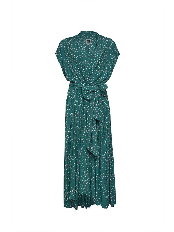 THE POINT DRESS - SPECKLED GREEN for wholesale on Faire