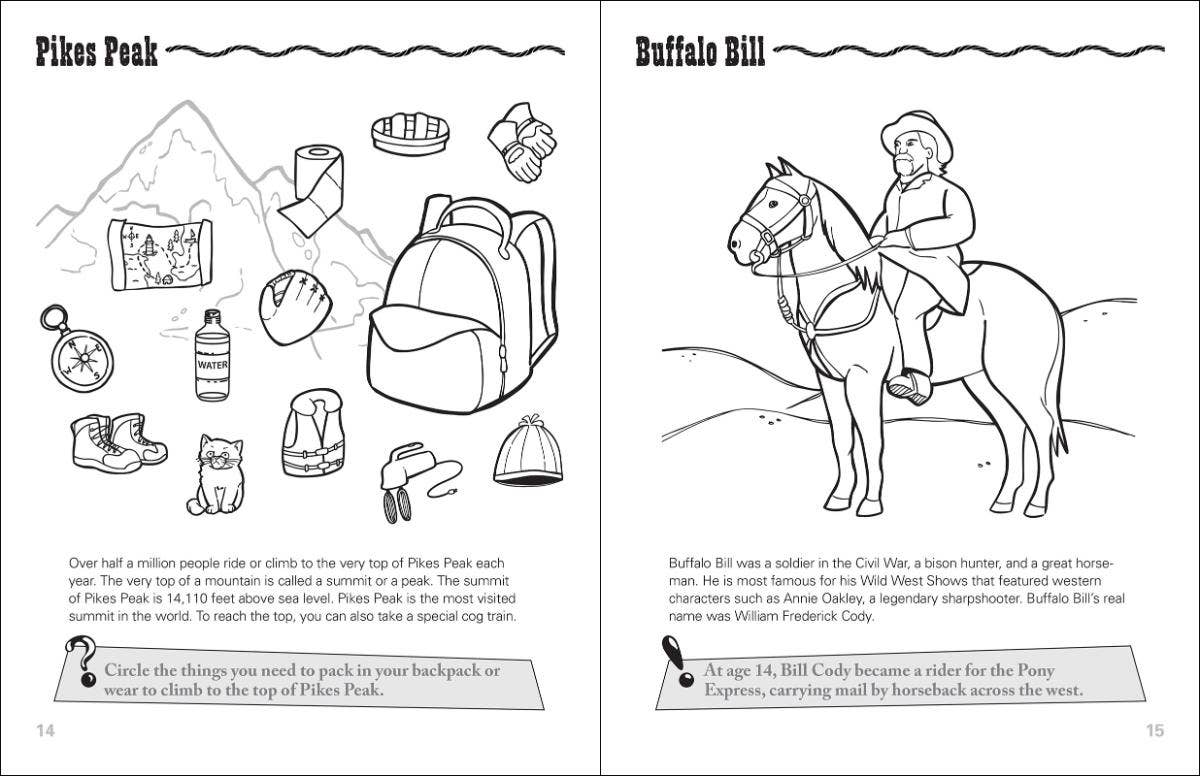 AdventureKEEN - Wholesale Coloring Book - Kids & Baby - Colorado Activity Book2