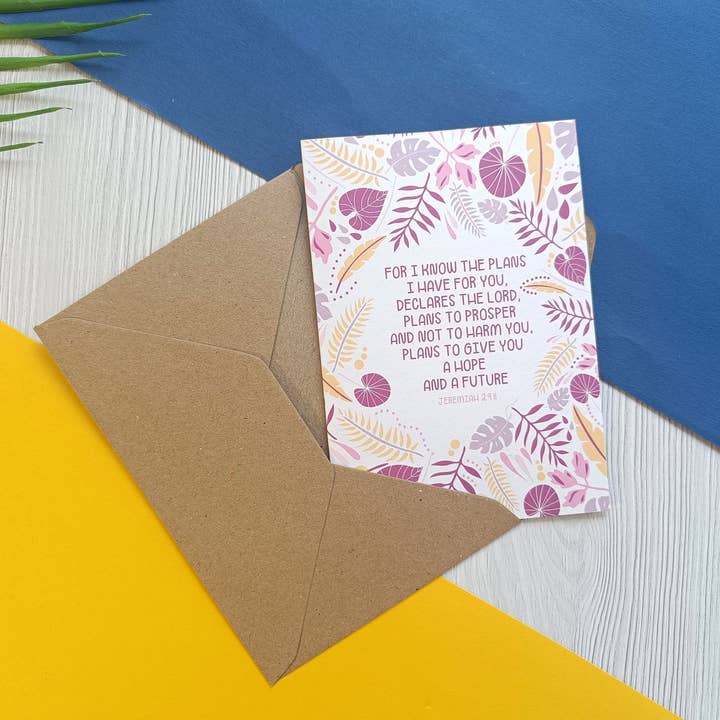 Kirsty Grace Designs - Wholesale Stationery/Notecard Set - 6 Pack Scripture Cards, Christian Stationery, Faith Card