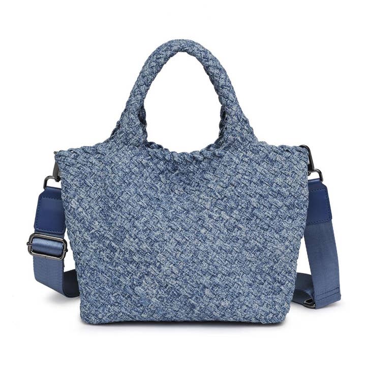Sky's The Limit - Small Denim Crossbody for wholesale on Faire