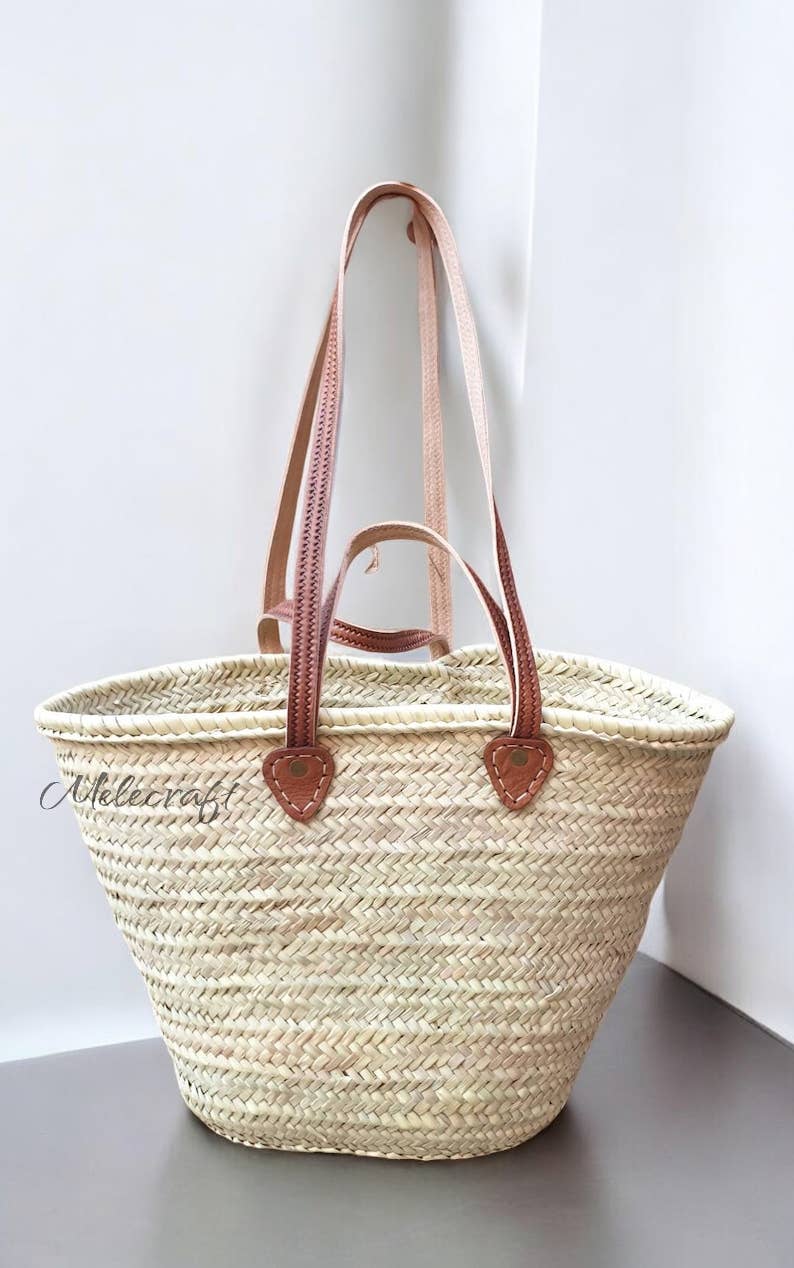 Melecraft – wholesale Basket – Handmade Natural Straw Market Bags