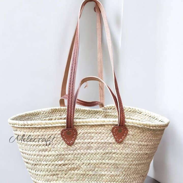 Melecraft – wholesale Basket – Handmade Natural Straw Market Bags0