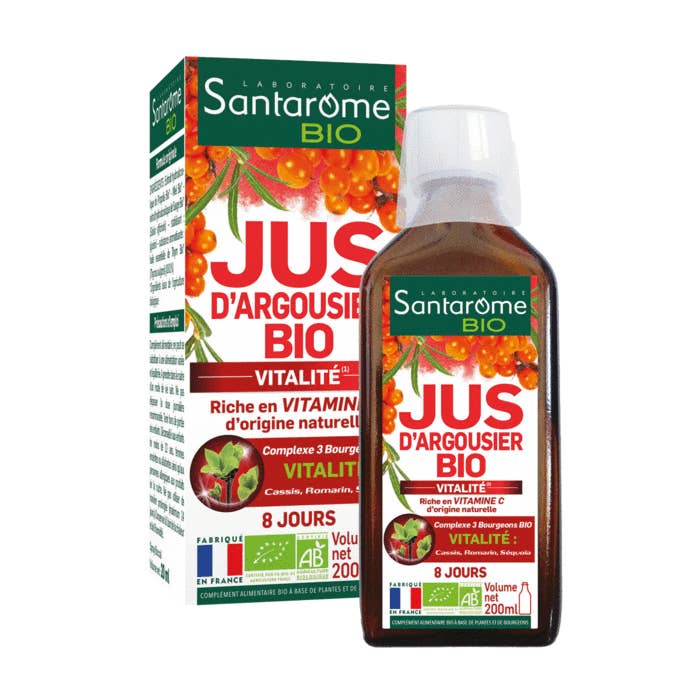 SANTAROME BIO – Suplemento/vitamina oral por atacado – Suco Orgânico de Espinheiro Marítimo4