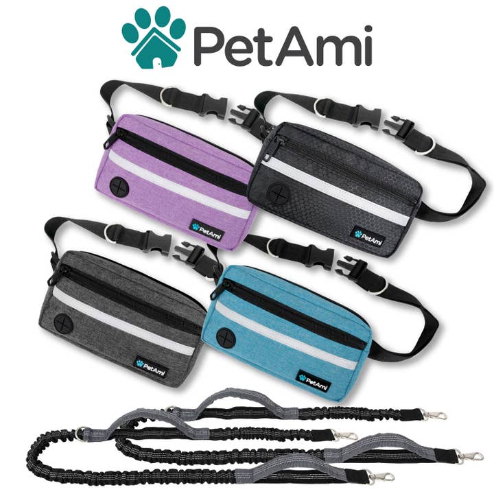 PetAmi - Wholesale Pet leash – Dog - Classic Hands Free Dog Leash Bag18