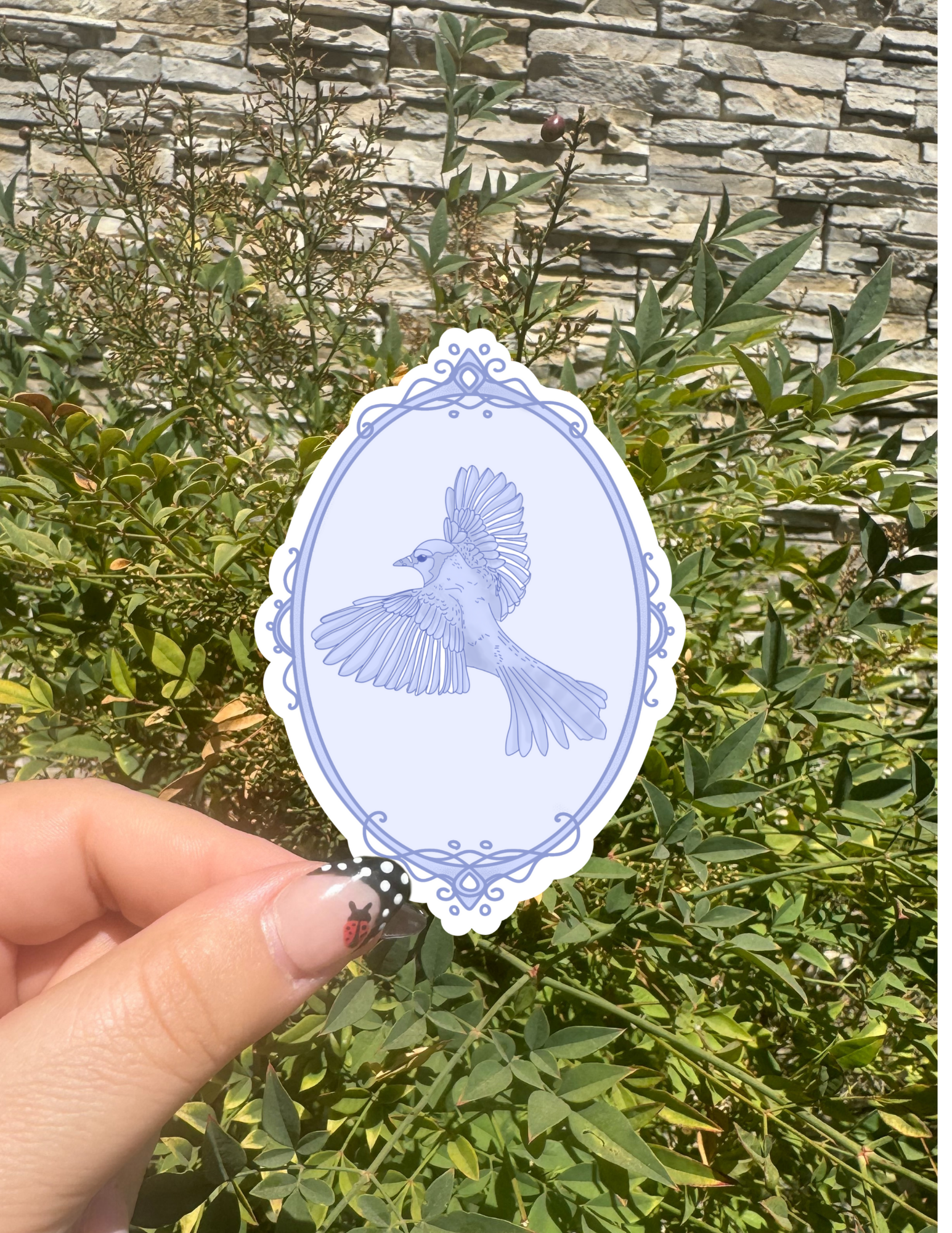 Madison Alley - Wholesale Sticker - Blue Bird Sticker - 3in Vinyl Sticker 1