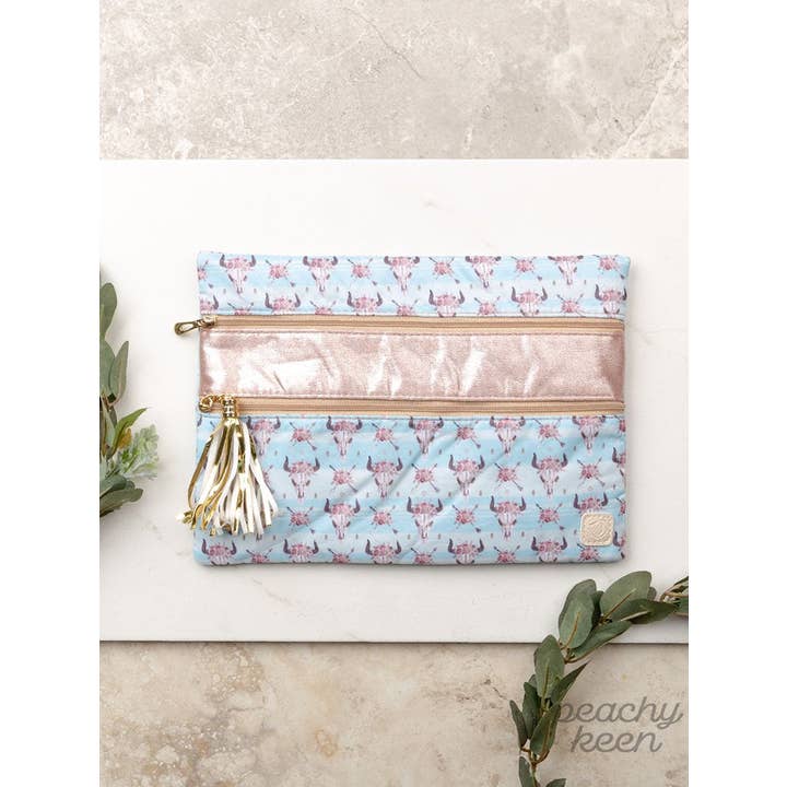 Mix Pattern Rodeo Queen Double Zipper Versi Bag for wholesale on Faire