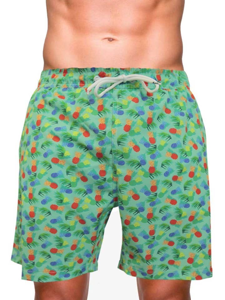 Green Pineapples Badehose für den Großhandel von Bluefin USA