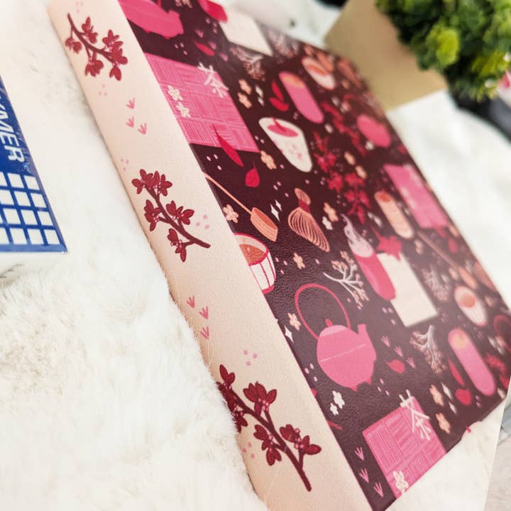 Sugar Cubed Studios - Wholesale Sketchbook/Sketchpad - Red Tea Time Hardcover Sketchbook2