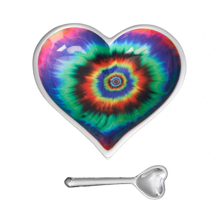 Inspired Generations - Wholesale Serve Bowl - Medium Groovy Heart with Groovy Spoon