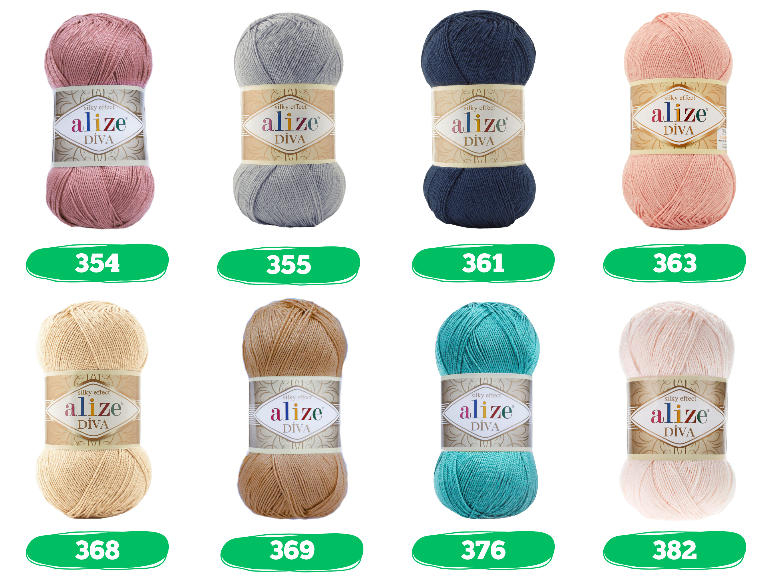 Craftsyarn - Vente Fils à tricoter - Alize Diva | Fil d'été acrylique léger pour bikini et amigurumi7