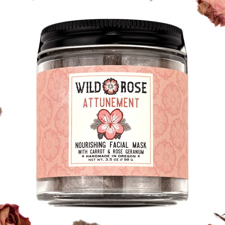 Masque botanique nourrissant Attunement - 3,5 oz pour la vente par Wild Rose Herbs