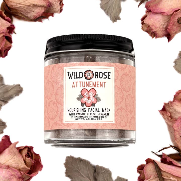 Máscara botânica nutritiva sintonizante - 3.5oz por atacado de Wild Rose Herbs