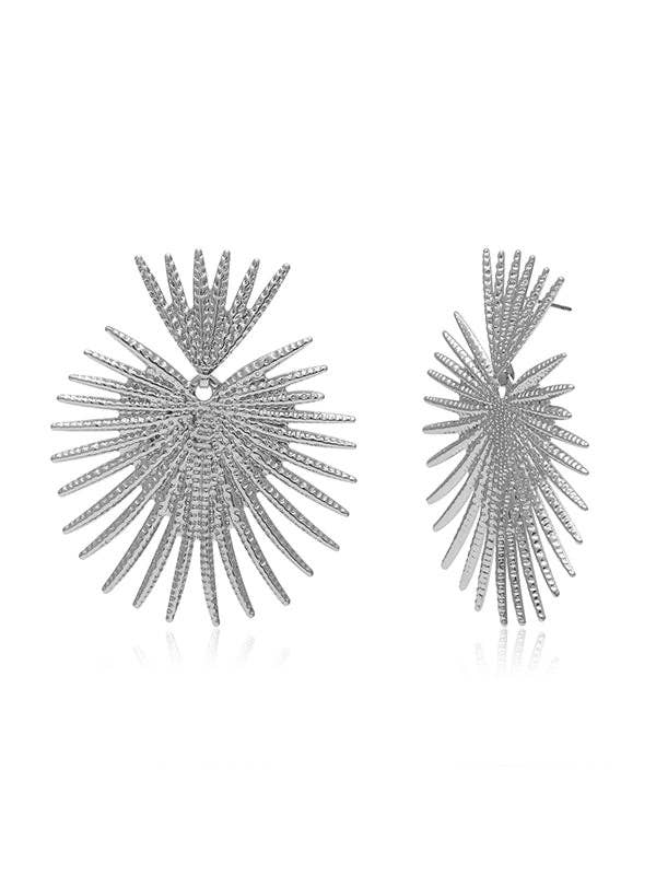 UZ Wholesale Store – Engroshandel Hængeøreringe og creoløreringe – Heart Shape Hollow Ensfarvede øreringe Tilbehør2