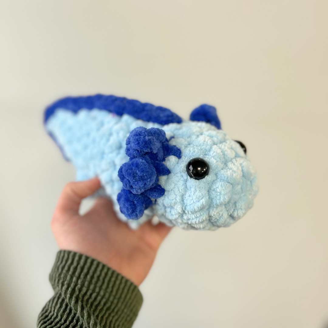 Crochet by Jolene - Vente Peluche – enfant et bébé - Peluche Axolotl au crochet4