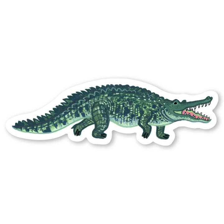 Crocodile Sticker for wholesale by Party Mouse Studio