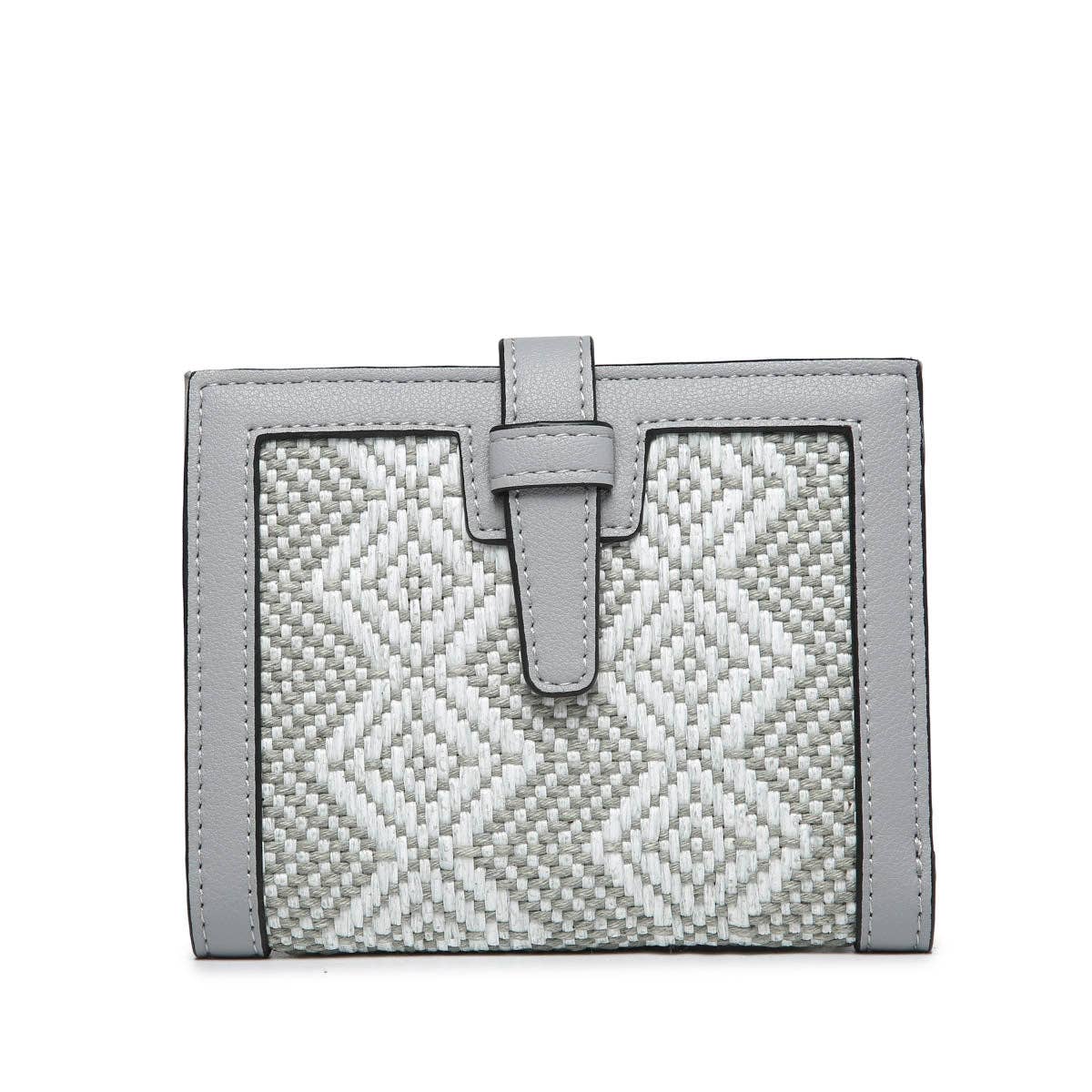 MiMi Wholesale - Vente Portefeuille – femme - Portefeuille en toile WL2066 avec fermeture à glissière0