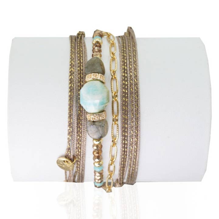 Ines Amazonite 24 Women's Bracelet for wholesale by LOetMA