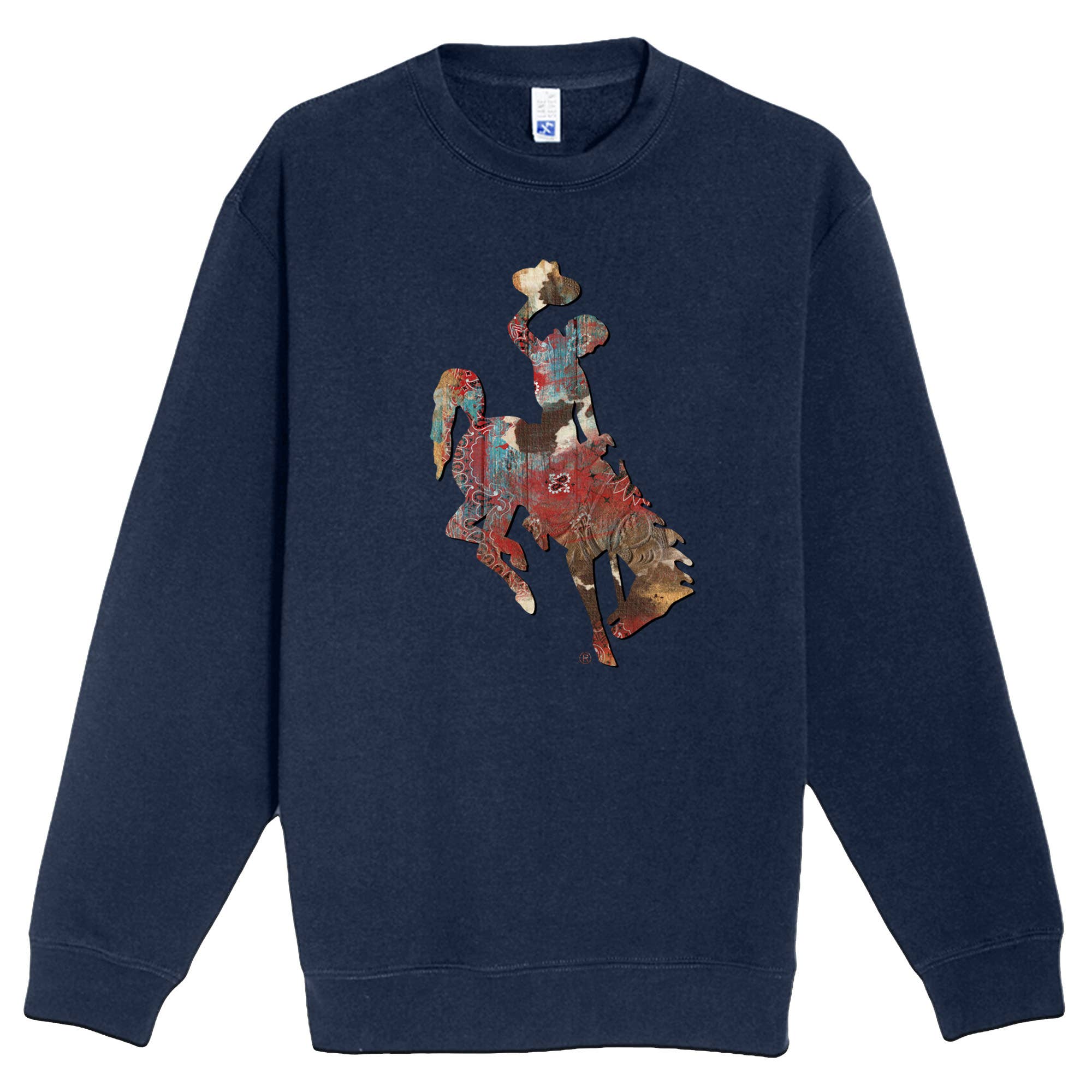 This Joyful Home - Wholesale Graphic Sweatshirt - Women's - Western WY Bucking Horse Sweatshirt Sweater4