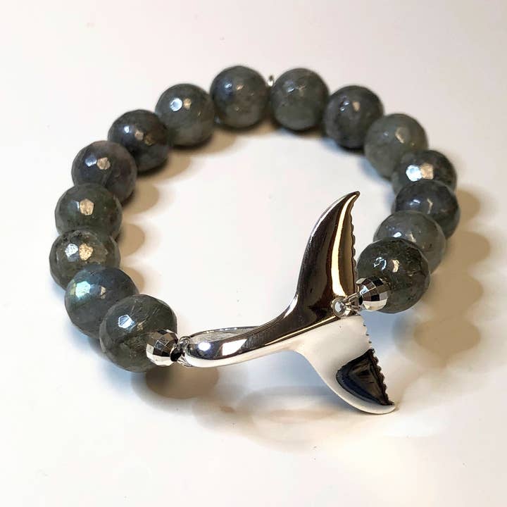 Walvisstaart Labradoriet Armband voor wholesale door Fishgirl Designs