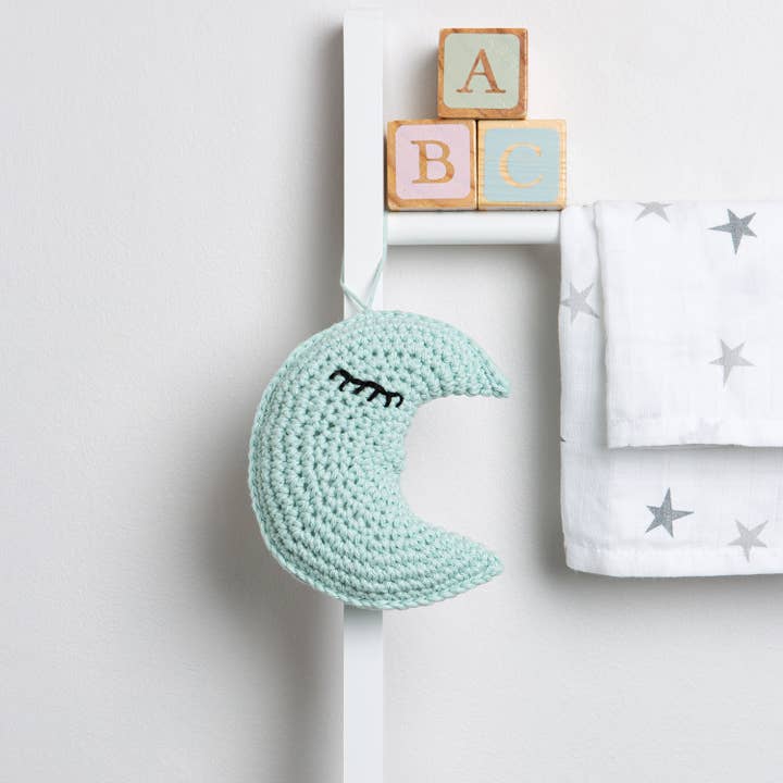 My Pocket Moon Easy Crochet Kit for wholesale by Wool Couture Company