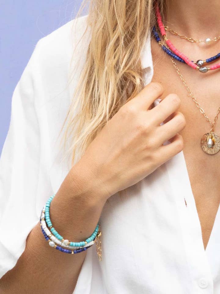 BRACCIALE KOKOMO, TURCHESE per la vendita all'ingrosso da parte di PARCI PARLA