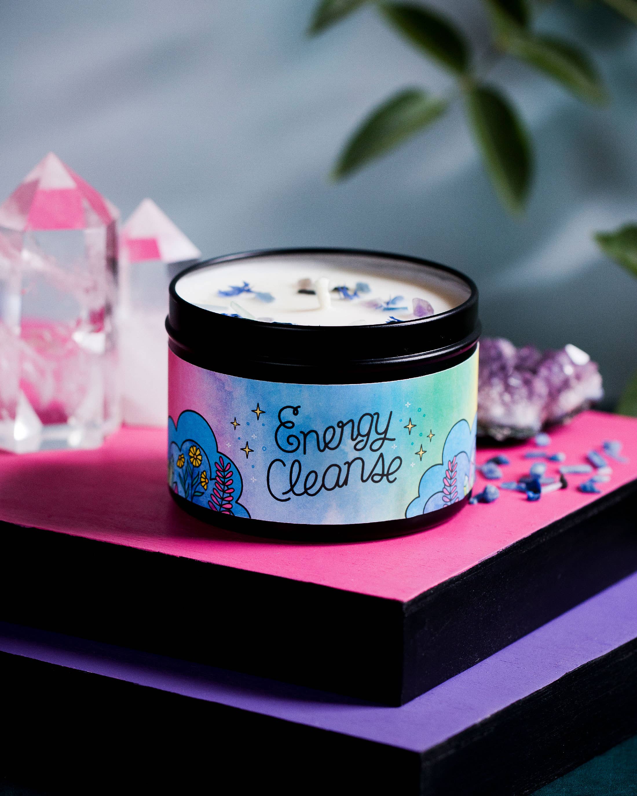 Rachel Beyer - Wholesale Travel Candles - Energy Cleanse Magic Aromatherapy Candle - Citrus & Herb7