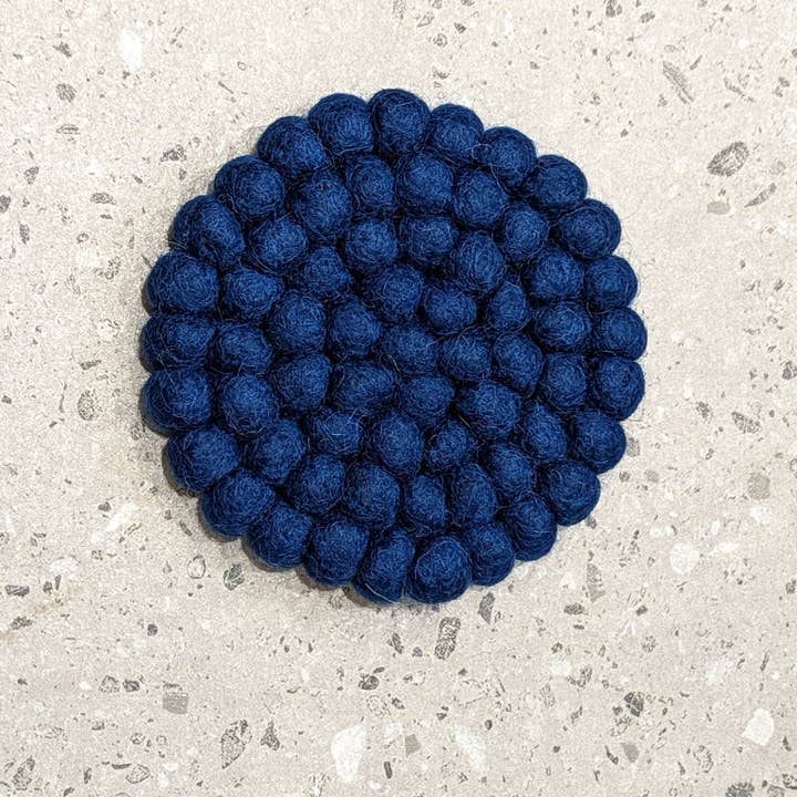 Cool Trade Winds - Wholesale Coasters - Fun Felt Ball Coasters (Small)