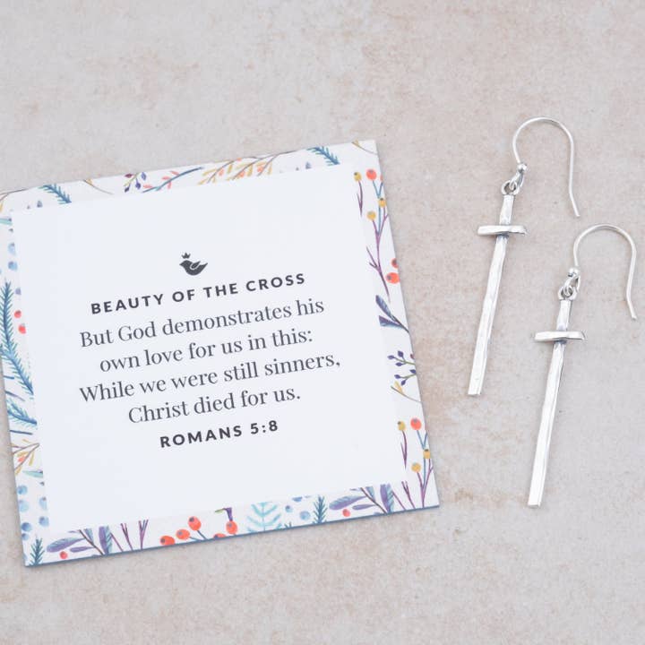 Sterling Silver Agape Earrings for wholesale on Faire5