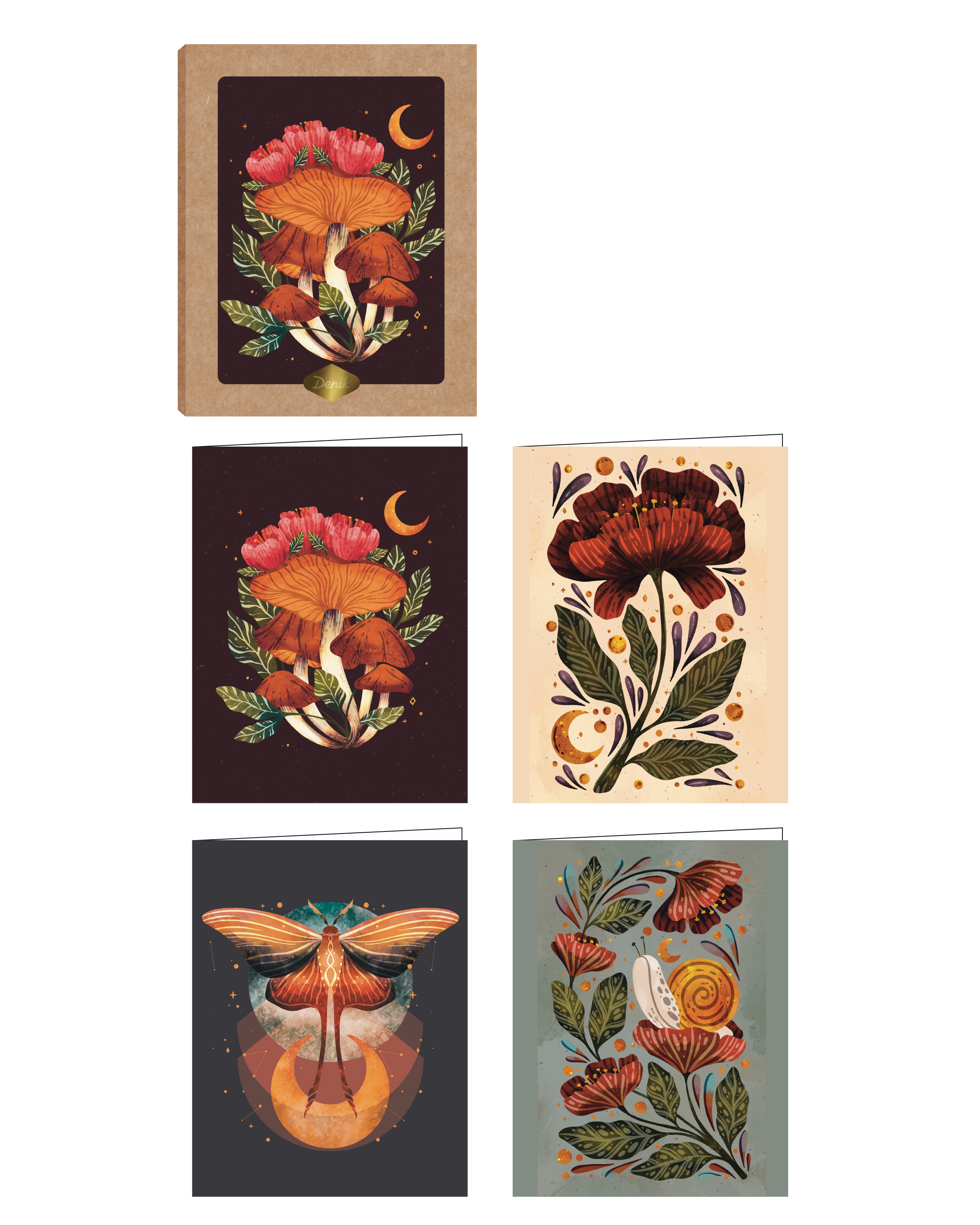 Denik - Vente Assortiments de papeterie/cartes - Cartes postales Kristin Heldt1