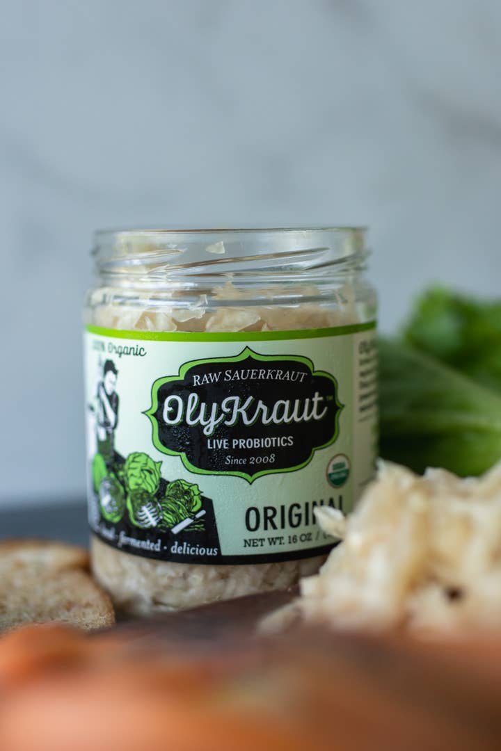 OlyKraut - Wholesale Pickled Vegetables - 5 Gallon Bucket Organic Original Kraut0