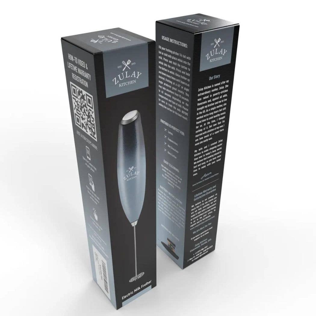 Zulay Kitchen - Wholesale Kitchen Tool/Gadget - Powerful Handheld Milk Frother - No Stand15