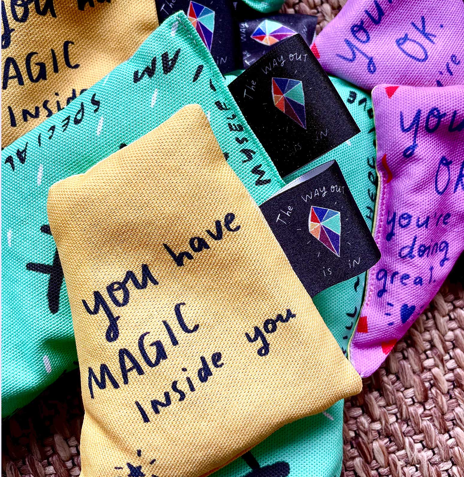 Nicola Rowlands - Wholesale Stress Relief Ball/Dough - Sensory palm bag: handmade lavender bag:purple6