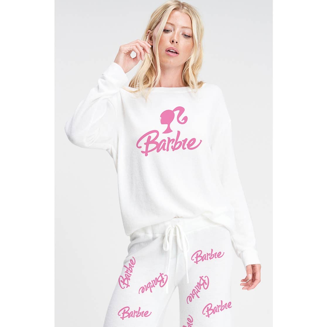 Phil Love - Wholesale Lounge Set - Women's - Barbie print soft lounge wear set5