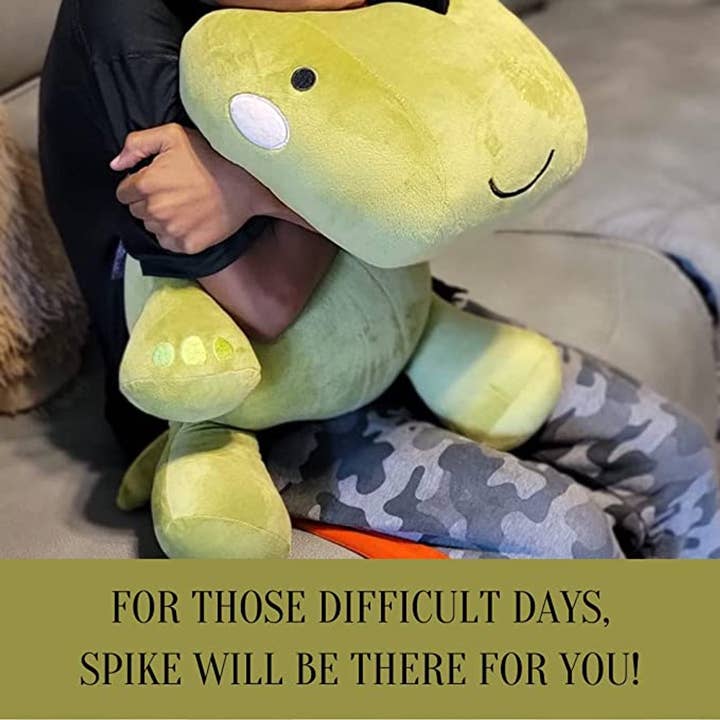 Bridge Distribution – Großhandel Kuschel-/Plüschtier – Kind & Baby – Spike: The Spotted Dino (5,1 Pfund schwerer Plüsch)