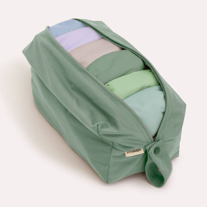 EcoNaps - Wholesale Wet bag – Child & baby - Olive Pod Wet Bag0