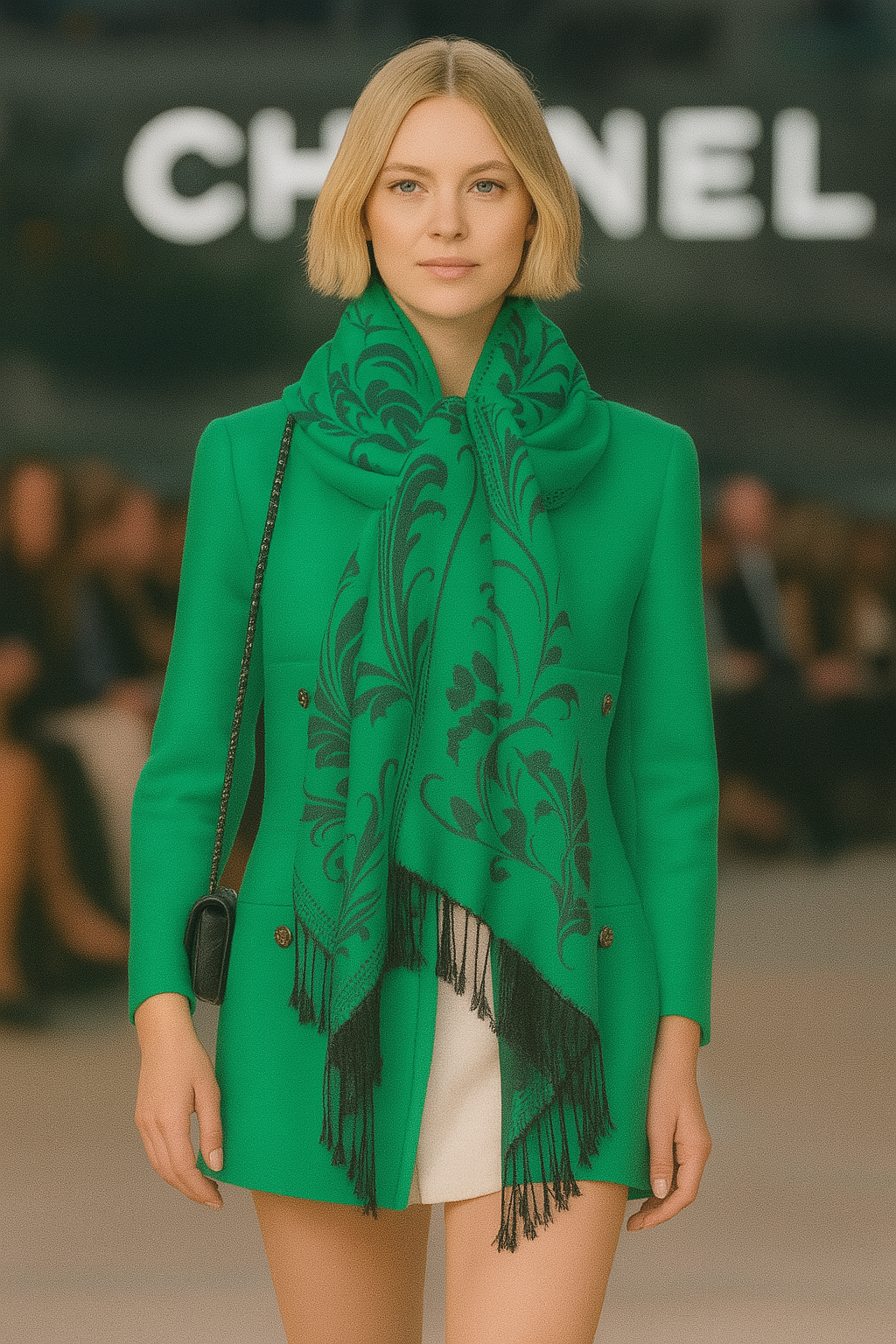 Original USA - Wholesale Scarf - Women's - Floral Pashmina26