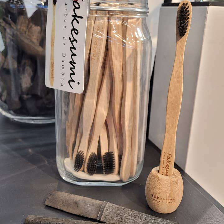 Bijin - Wholesale Toothbrush - Bamboo toothbrush infused with bamboo charcoal5