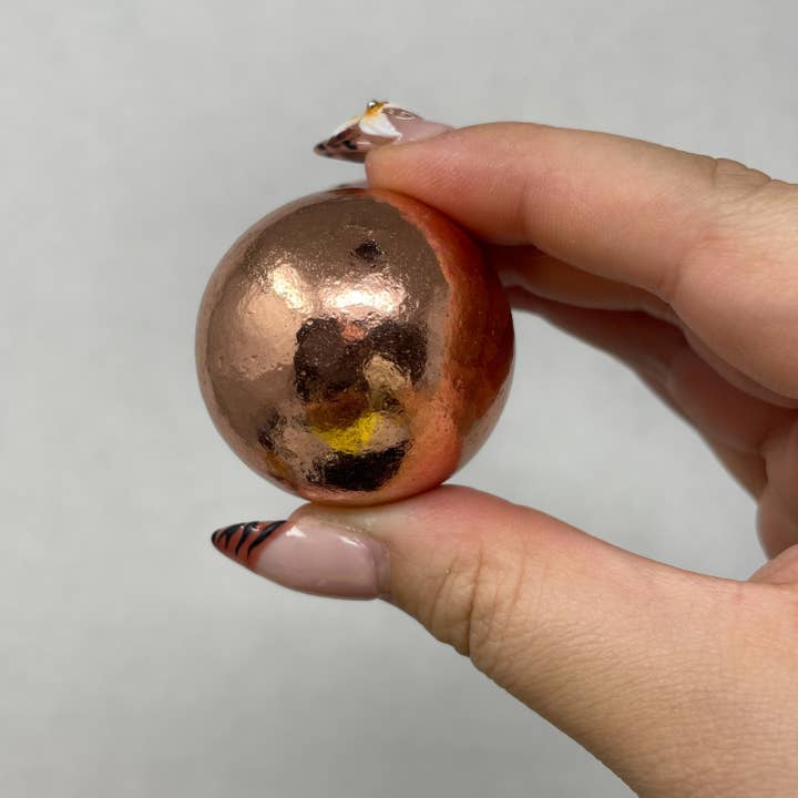 The Crystal Tabby - Wholesale Spiritual Stone/Crystal - Copper Spheres