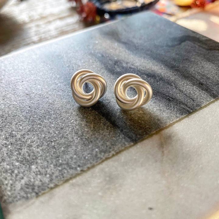 Erin McDermott Jewelry - Wholesale Stud/Post Earrings - Love Knot Studs2